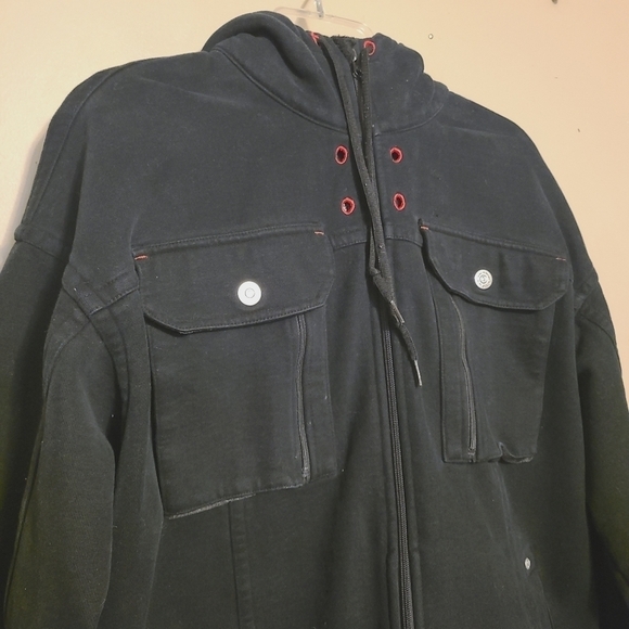 Lululemon | Men's Classic Black Full Zipper Scuba Hoodie Sweatshirt (Size XL) - Picture 9 of 14